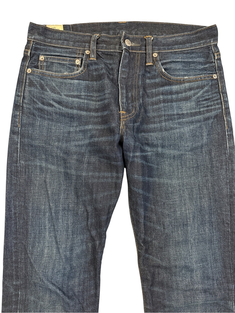 J Crew 770 Straight Jeans 31x30 Fits 32x28 Kaihara Denim Dark Blue Wash Stretch - Picture 5 of 15